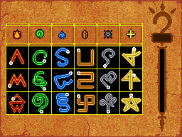 Rune list with the 18 runes