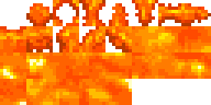 Ground turned to magma