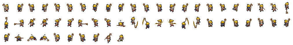 Isaac · sprite sheet