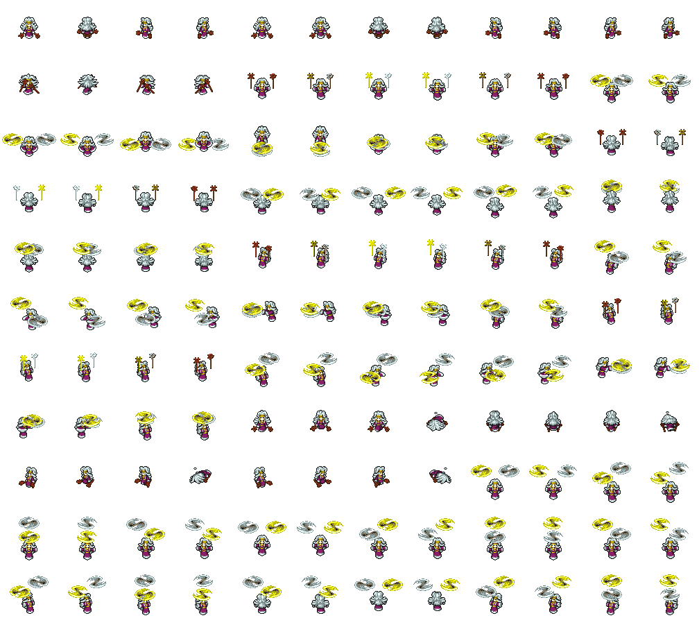 Seneka · sprite sheet